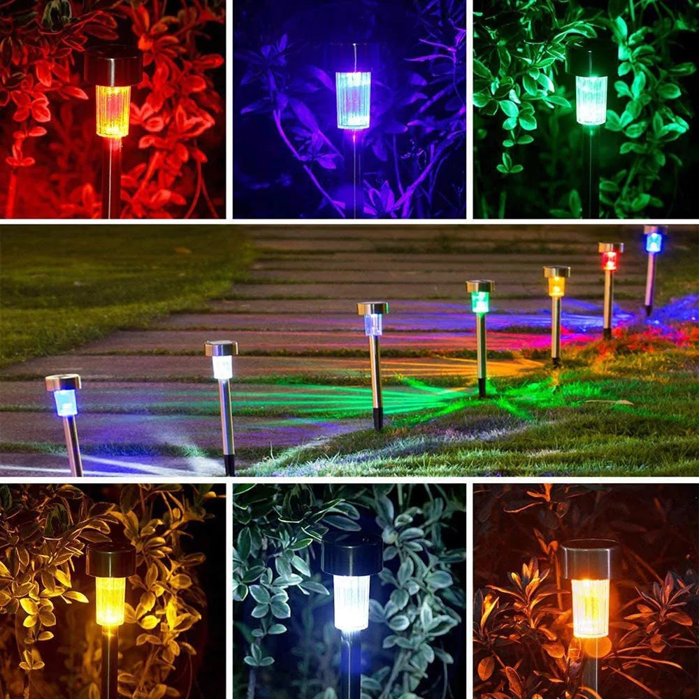 Solar Pathway Lights | Outdoor Lighting | Waterproof | Durable | Garden Decor