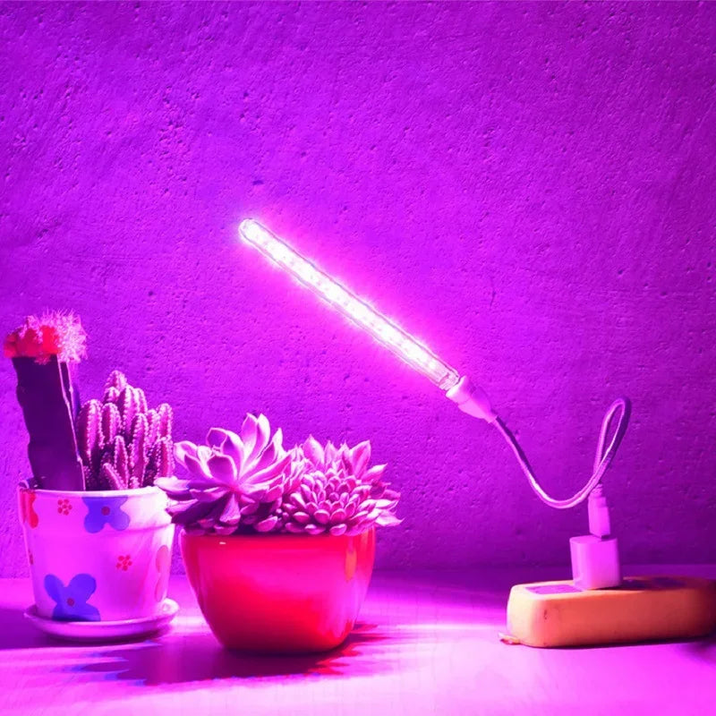 "5V USB Full Spectrum Plant Grow Light – Indoor Grow Lamp for Seedlings, Flowers, Hydroponics & Vegetables"