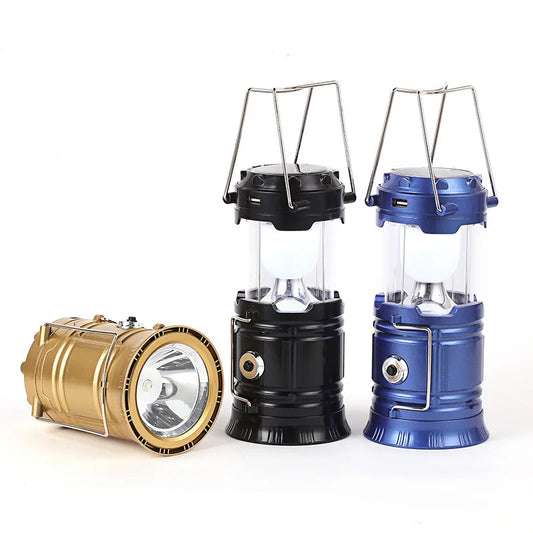 "Camping Lamp 5800 – Solar Lantern & USB Rechargeable Portable Outdoor Light"