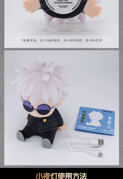 Jujutsu Kaisen Satoru Gojo Figure Night Light | Anime Figurine | Collectible | Desk Lamp | Bedroom Decor