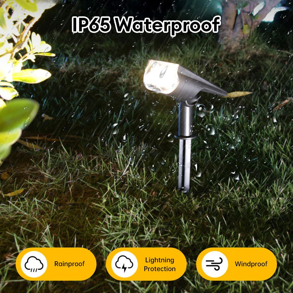 IP65 Solar LED Spotlight | Outdoor Lighting | Waterproof | Motion Sensor | Adjustable