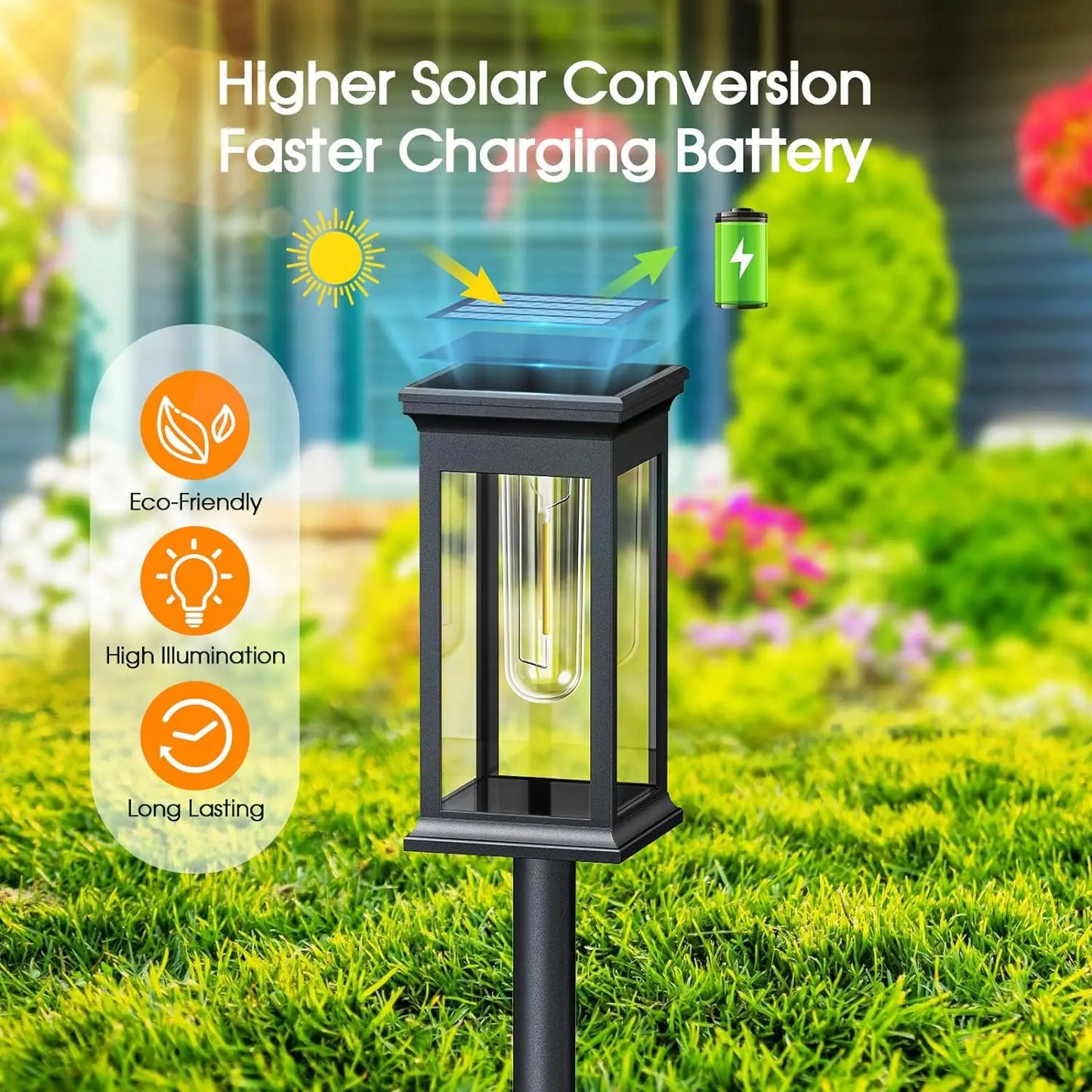 Solar Pathway Lights | Outdoor Lighting | Waterproof | Durable | Garden Decor