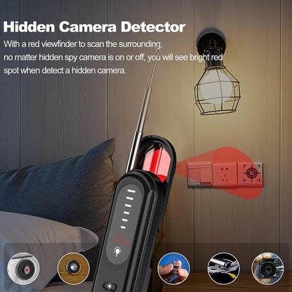 Hidden Camera Detector | GPS Tracker Finder | Anti-Spy Device | Wireless Signal Scanner | Privacy Protection