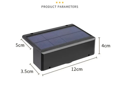 Solar LED Wall Lamp | Outdoor Lighting | Waterproof | Bright | Garden Decor