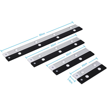 "Smart Motion Sensor LED Under Cabinet Light – USB Rechargeable Kitchen LED Bar"