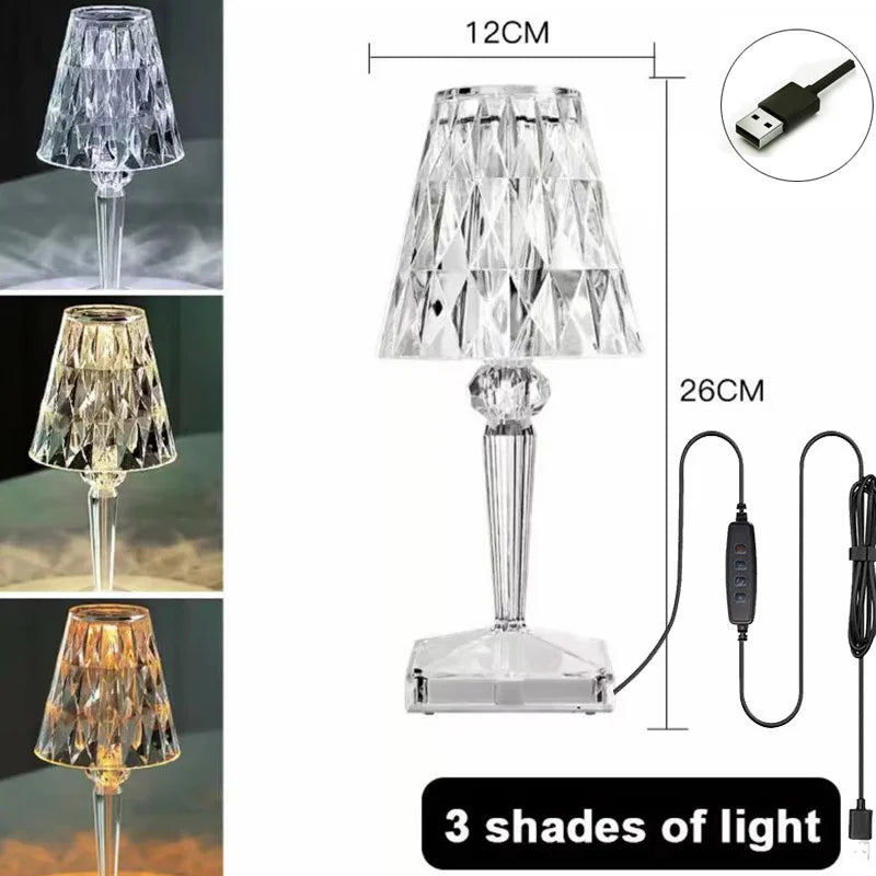 Modern LED Table Lamp | Dimmable | Energy-Efficient | Home Decor | Bedroom Lamp