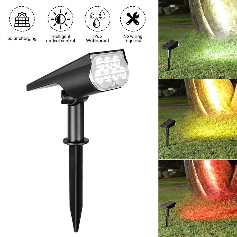 IP65 Solar LED Spotlight | Outdoor Lighting | Waterproof | Motion Sensor | Adjustable