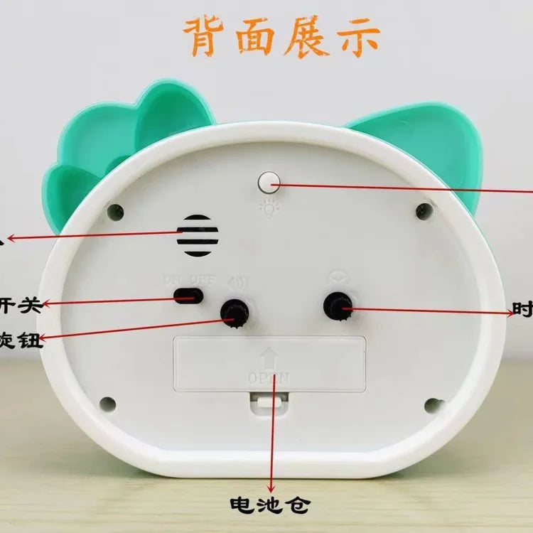 Hello Kitty Wall Clock | Kawaii Design | Modern Minimalist | Bedroom Decor | Home Decor