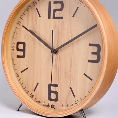 Wooden Wall Clock | Silent Quartz Movement | Modern Design | Home Decor | Living Room