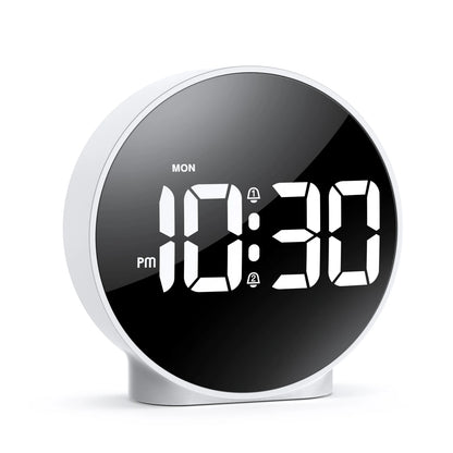 "ORIA Digital Alarm LED Table Clock – USB Snooze Night Light for Home Decor"