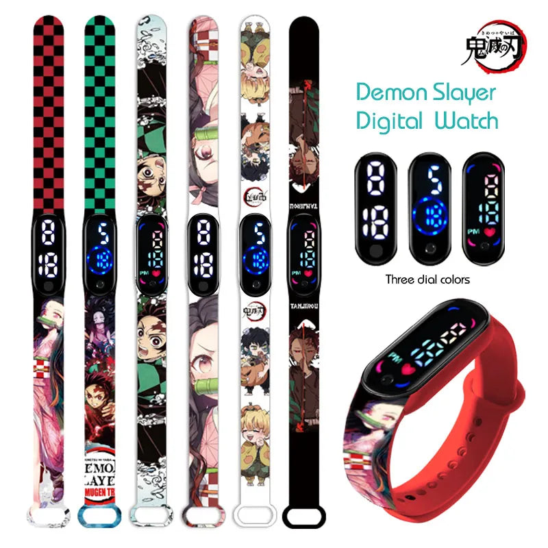 Demon Slayer Watch Band | Tanjirou Nezuko | Silicone | Anime | Watch Accessory