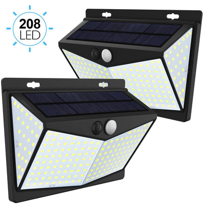 Solar-Powered Motion Sensor Wall Light-Illuminate Your Outdoor Space