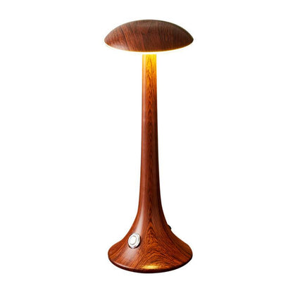 Modern Hotel Bedside Bar Table Lamp - Imitation Wood Grain Design - OptiChoice