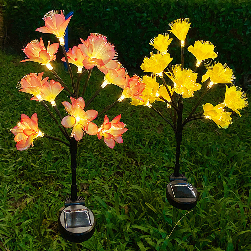 Outdoor LED Light-Realistic Camellia Flower Design