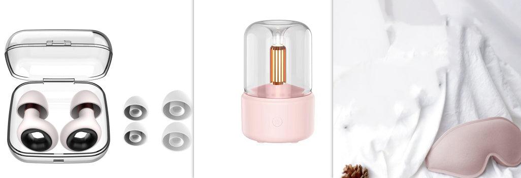 Atmosphere Candlelight Aroma Diffuser &lamp; Air Humidifier with LED Night Light - OptiChoice