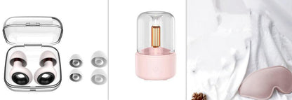 Atmosphere Candlelight Aroma Diffuser &lamp; Air Humidifier with LED Night Light - OptiChoice