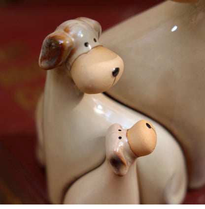 Creative Retro Dog Figurines: A Charming Addition to Your Home