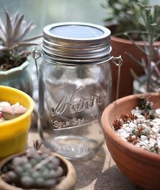 Solar Mason Jar Lights | Outdoor Lighting | Rustic Decor | LED | Waterproof