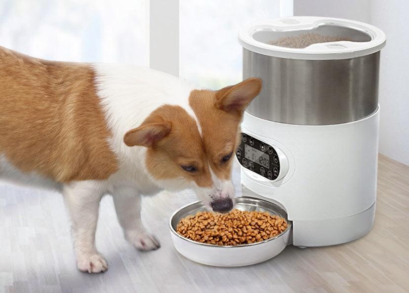 Cat and Dog Food Automatic Dispenser with Recording & Timing Feeding - OptiChoice