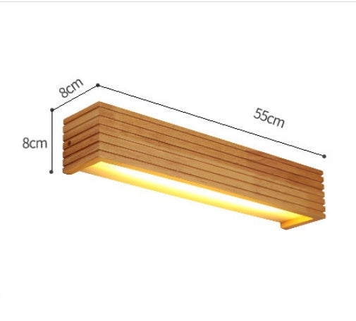 Nordic Modern Wall Lamp | Bathroom Light | LED | Wood | Stylish Design | Easy Installation