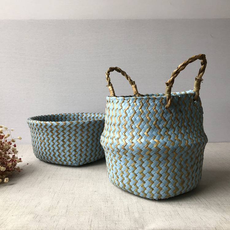 Nordic Handwoven Bamboo Storage Basket