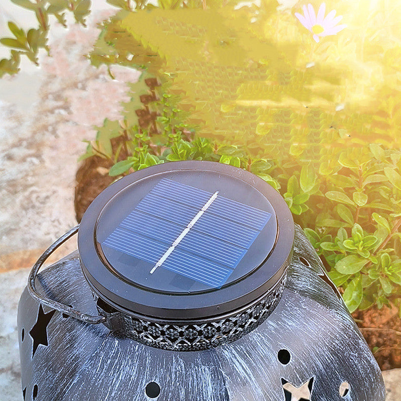 Solar-Powered Courtyard Night Light- Elegant and Eco-Friendly