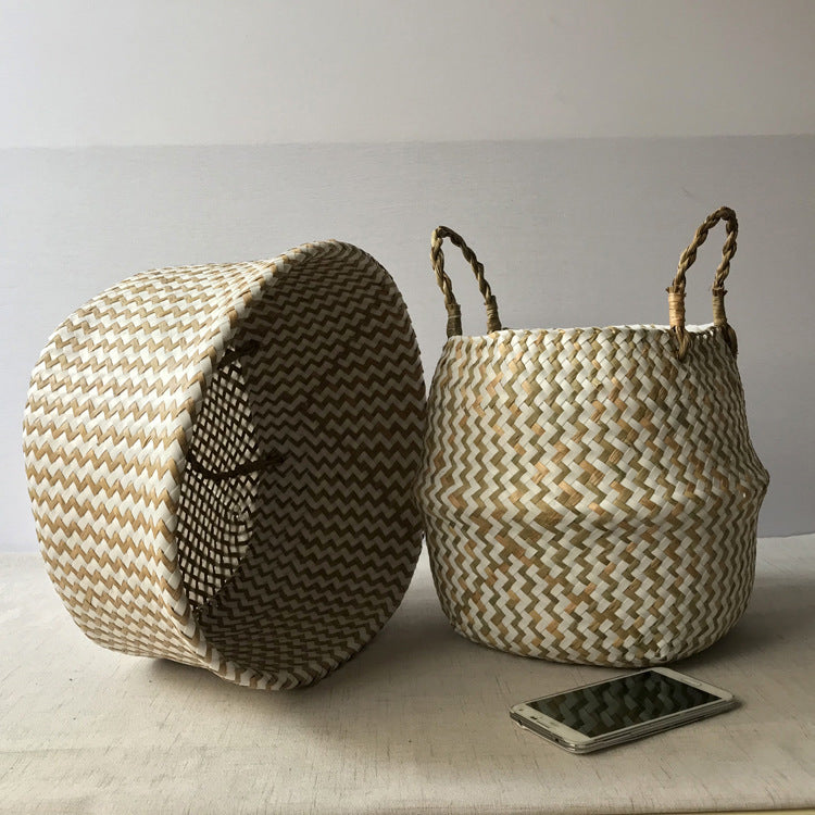 Nordic Handwoven Bamboo Storage Basket