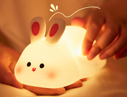 Sheep Night Light | Soft Silicone | Adjustable Brightness | 30-Minute Timer | Children's Room Decor