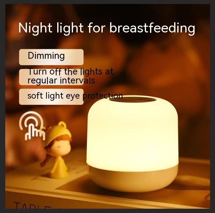 Bedside Eye Protection Night Lamp - Compact and Rechargeable