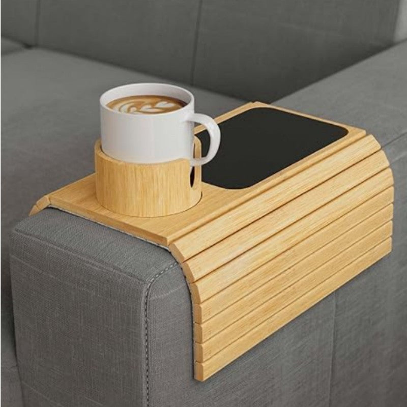 Bamboo Sofa Tray | Modern Minimalist | Versatile | Durable | Eco-Friendly | Home Decor