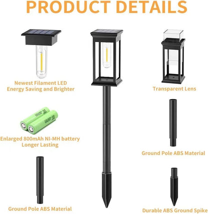 Solar-Powered Outdoor Lamp-Waterproof and Energy-Efficient