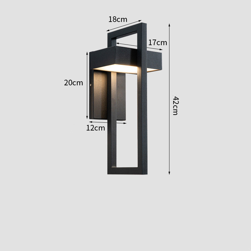 Modern Minimalist Outdoor Wall Lamp | Stainless Steel | Waterproof | Durable | Home Decor