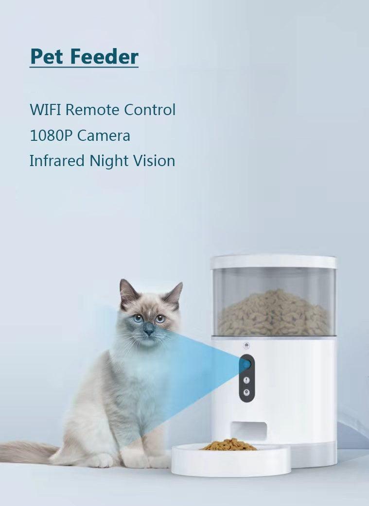 Smart Pet Automatic Feeder â€“ Effortless Feeding with Voice and Video Control - OptiChoice