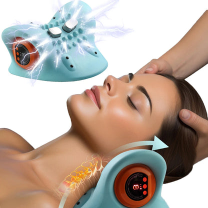 Portable Neck Massager with Heat Therapy and Traction