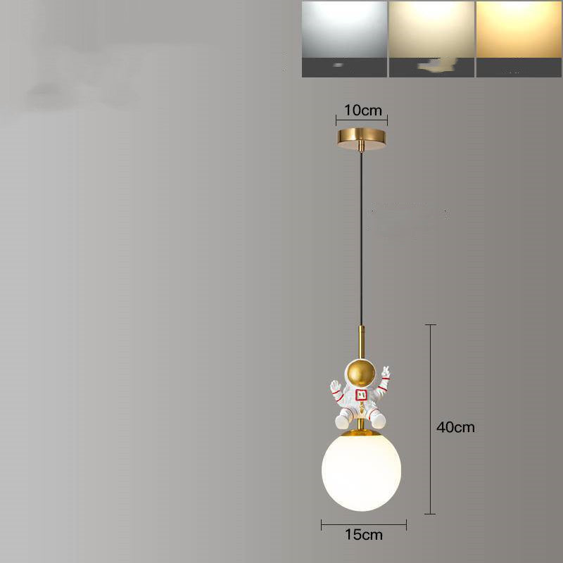 Astronaut Chandelier | Modern Minimalist | Kids Room | LED Lighting | Adjustable Height