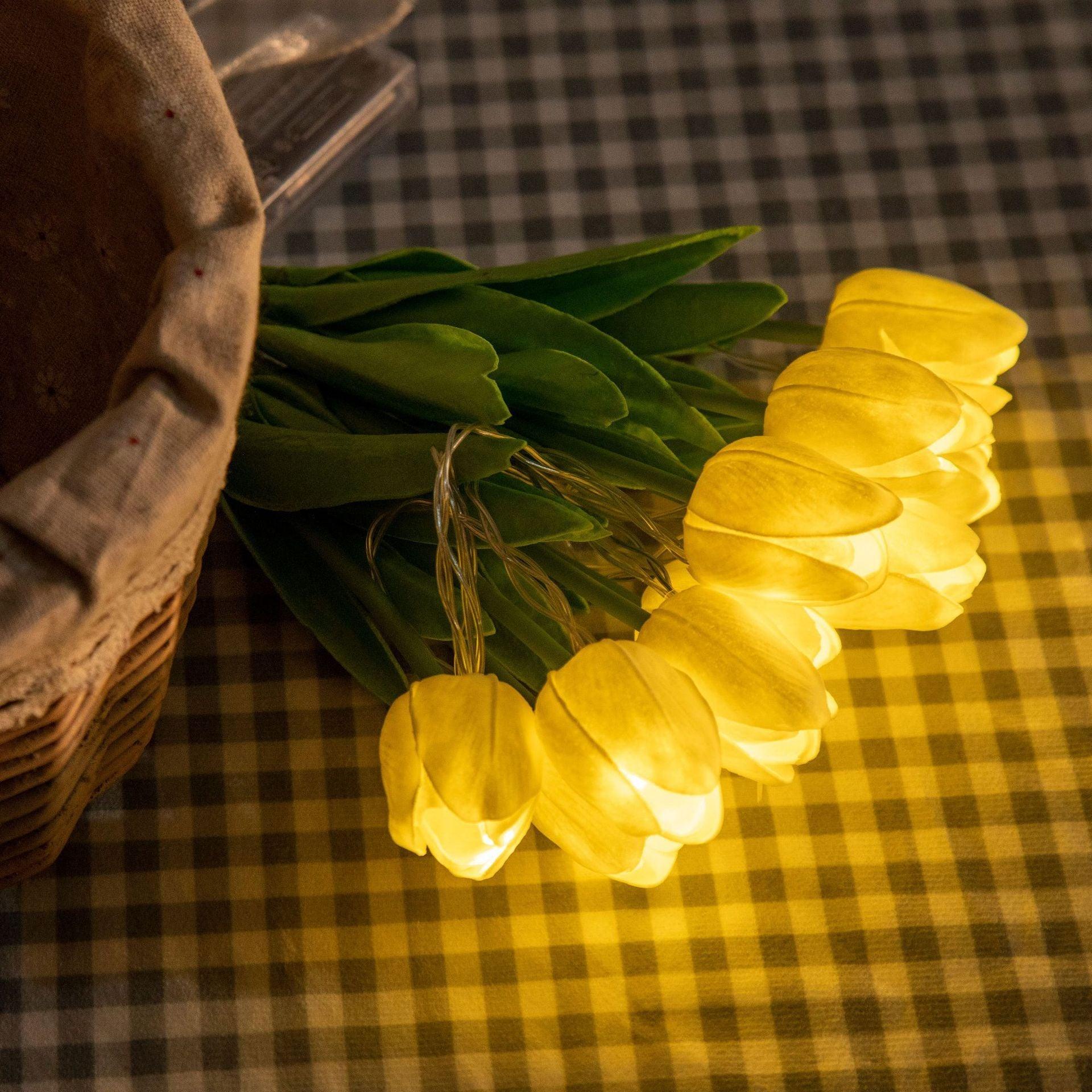 Tulip Bridal Bouquet LED Lighting â€“ Elegant Floral Illumination for Any Occasion - OptiChoice