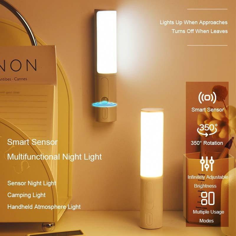 Multipurpose Human Motion Sensor LED Night Light | Rechargeable & Adjustable Color Temperature - OptiChoice