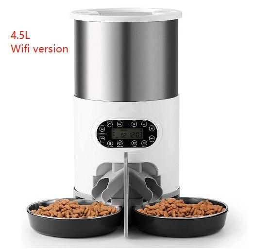 Cat and Dog Food Automatic Dispenser with Recording & Timing Feeding - OptiChoice