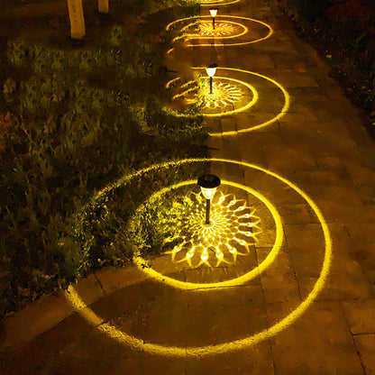 Solar Light Lawn Lights â€“ Courtyard Garden Outdoor Solar Lighting - OptiChoice