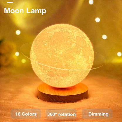 Creative 3D Magnetic Floating Levitating Moon Lamp - OptiChoice