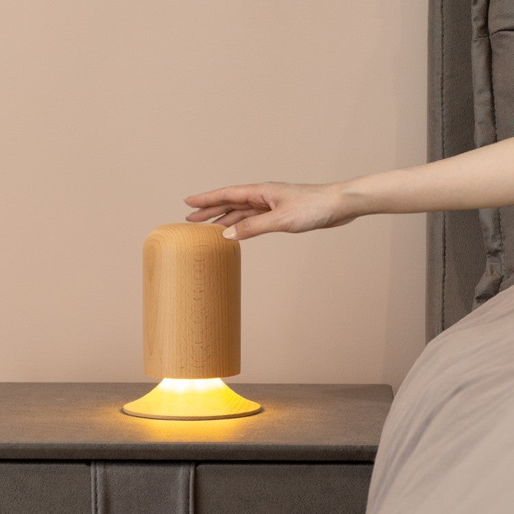 Japanese Bedside Lamp | Modern Minimalist | Touch-Sensitive | LED Light | Bedroom Decor