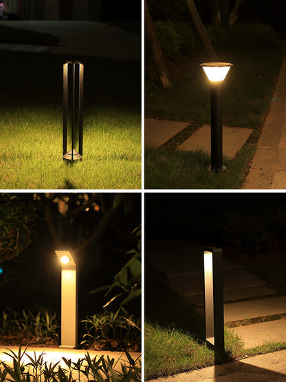 Outdoor Waterproof LED Solar Lawn Lamp for Garden and Courtyard Lighting