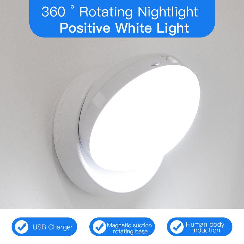 Rotating Human Body Sensor Light - Smart Motion-Activated LED for Home Security - OptiChoice