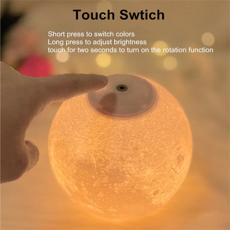 Creative 3D Magnetic Floating Levitating Moon Lamp - OptiChoice