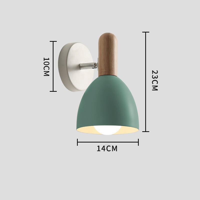 Nordic Creative Makaron Bedside Lamp - Stylish Iron Bedroom Lamp in Multiple Colors