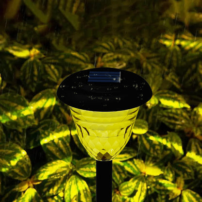 Solar Light Lawn Lights â€“ Courtyard Garden Outdoor Solar Lighting - OptiChoice