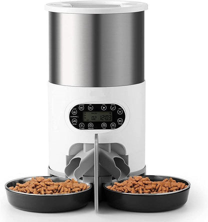 Cat and Dog Food Automatic Dispenser with Recording & Timing Feeding - OptiChoice