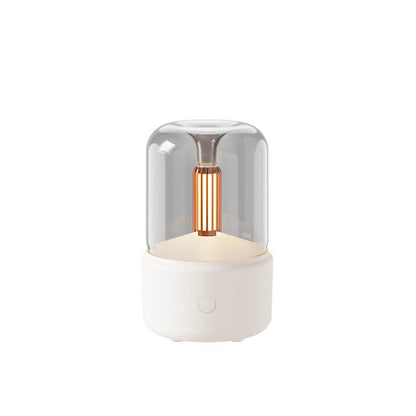 Atmosphere Candlelight Aroma Diffuser &lamp; Air Humidifier with LED Night Light - OptiChoice