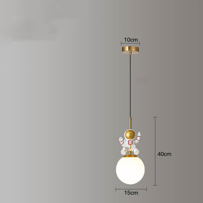 Astronaut Chandelier | Modern Minimalist | Kids Room | LED Lighting | Adjustable Height