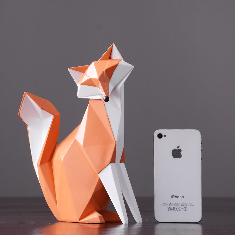 Modern Minimalist Fox Figurines: A Touch of Nature